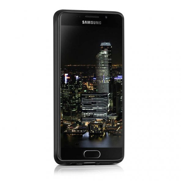 Samsung Galaxy A3 2017 Kılıf Mat Silikon Kılıf + Kırılmaz Cam - 2