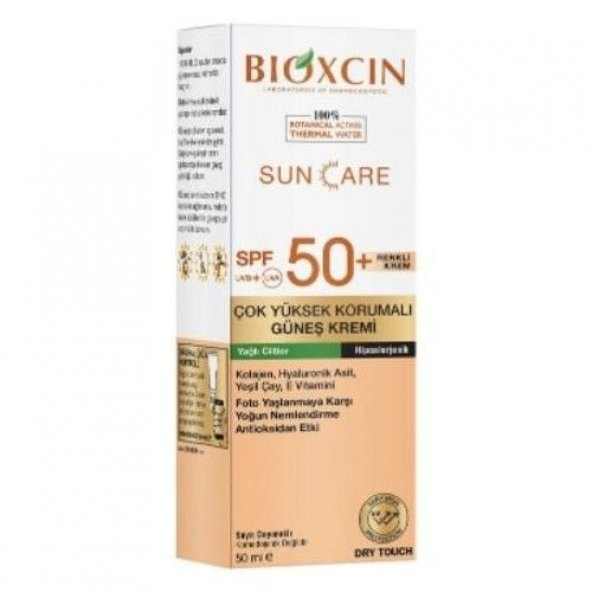 Bioxcin Sun Care Çok Yüksek Korumalı Yağlı Ciltler Için Güneş Kremi 50 ml Spf 50+