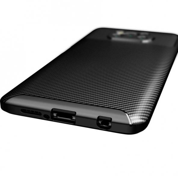 Xiaomi Poco X3 NFC Kılıf Negro Antişok Karbon Silikon Kapak - 9