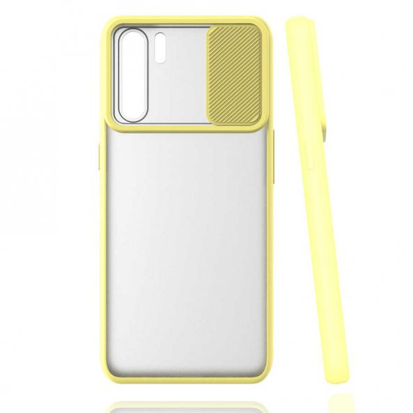 Oppo Reno 3 Kılıf Zore Lensi Kapak - 7