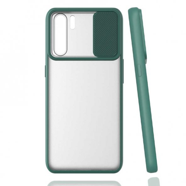 Oppo Reno 3 Kılıf Zore Lensi Kapak - 8