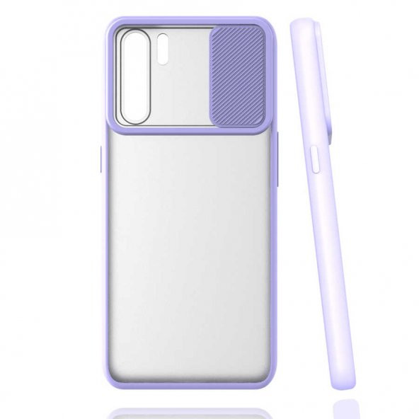 Oppo Reno 3 Kılıf Zore Lensi Kapak - 9