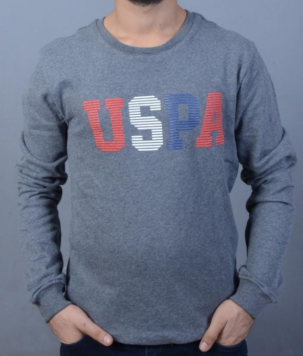 U.S.Polo Assn. USPA 3'İplik Erkek Sweatshirt 1261918