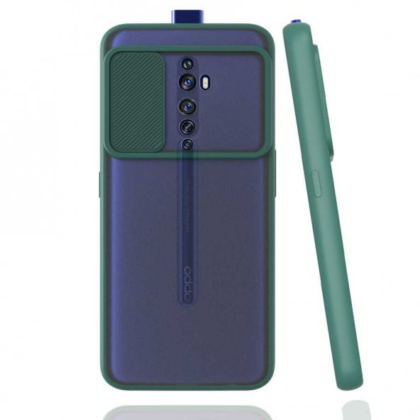 Oppo Reno 2Z Kılıf Zore Lensi Kapak - 8