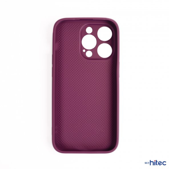 ScHitec Deluxe İphone 13 Pro Mat Kılıf Mor - 2