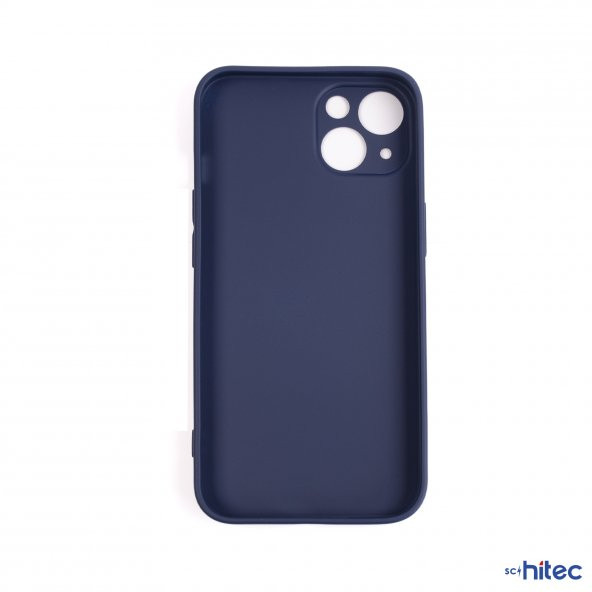 ScHitec Deluxe İphone 13 Mat Kılıf Lacivert - 2