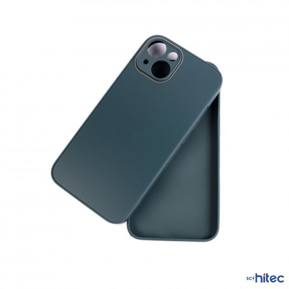 ScHitec Deluxe İphone 13 Mat Kılıf Yeşil - Resim 3