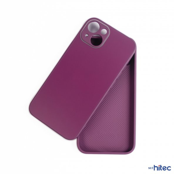 ScHitec Deluxe İphone 13 Mat Kılıf Mor - 3