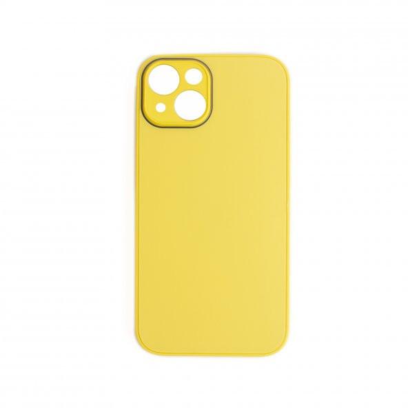 ScHitec Deluxe İphone 13 Mat Kılıf Sarı ürün görseli 1
