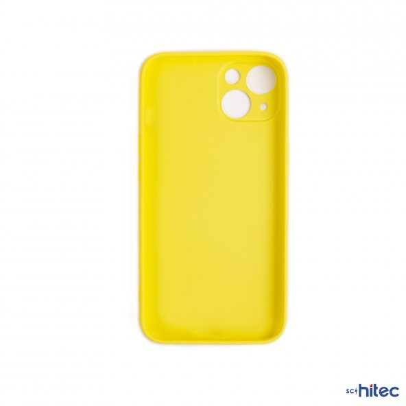 ScHitec Deluxe İphone 14 Mat Kılıf Sarı - 2