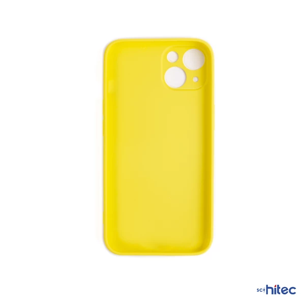 ScHitec Deluxe İphone 14 Plus Mat Kılıf Sarı - Resim 2