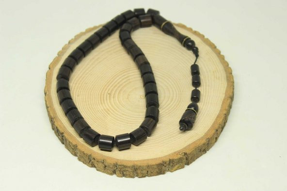Abanoz Ağacı 33lük Tesbih 10*11mm (25165)