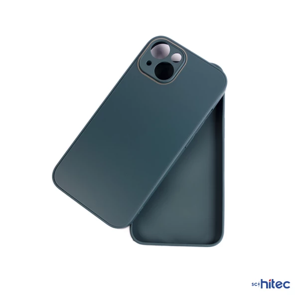 ScHitec Deluxe İphone 14 Plus Mat Kılıf Yeşil - 3