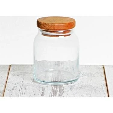 Ahşap Kapaklı Kavanoz - Küçük Boy - Resim 2