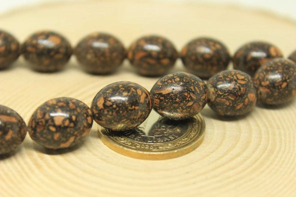 Tarçın Kokulu 17lik Efe Tesbih 12*15mm (25365) - Resim 2