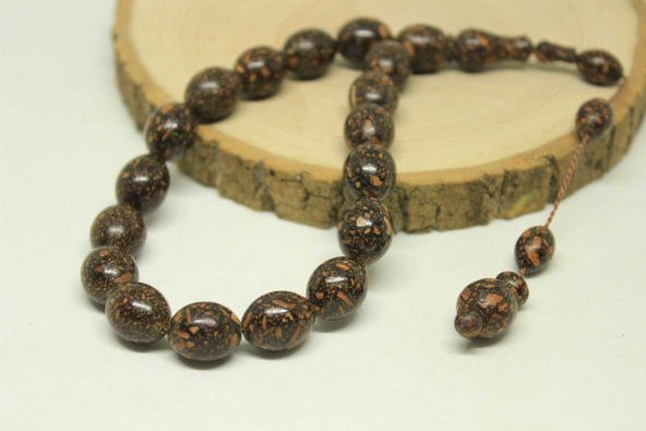 Tarçın Kokulu 17lik Efe Tesbih 12*15mm (25365) - Resim 4