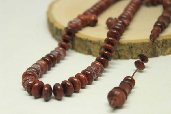 Kan Ağacı 99luk Tesbih 5,5*10mm (25390) - Resim 3