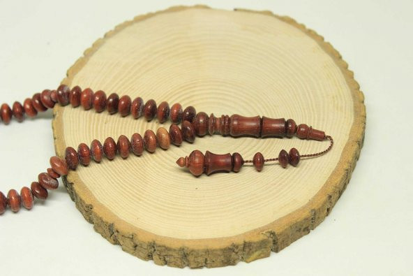 Kan Ağacı 99luk Tesbih 5,5*10mm (25390) - Resim 4