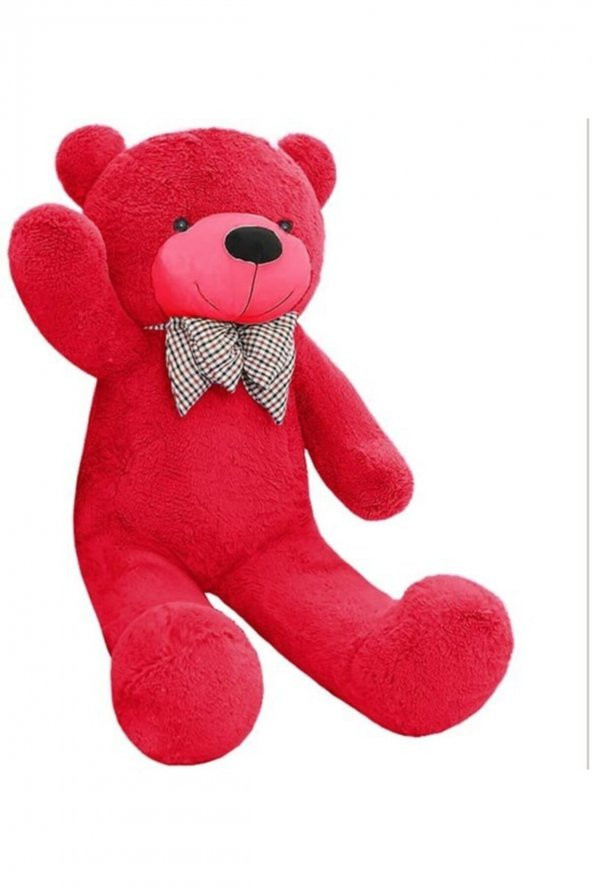 100- 120  cm  Kırmızı Papyonlu Büyük Ayıcık - 2