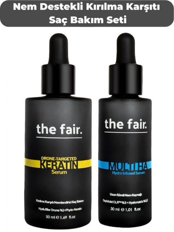 the fair. Nem Destekli Kırılma Karşıtı Saç Bakım Seti