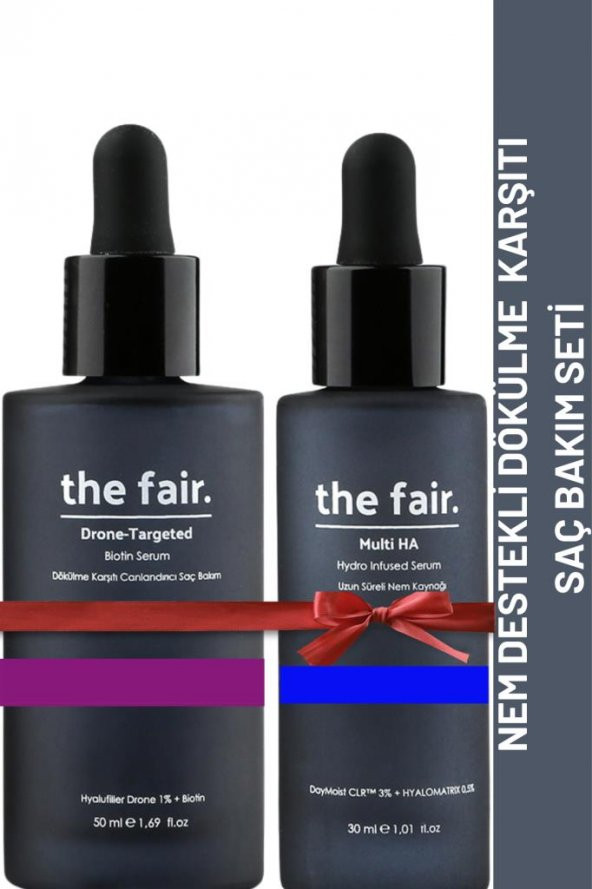 the fair. Dökülme Karşıtı Biotin Saç Serumu + Hiyalüronik Asit Nem Serumu