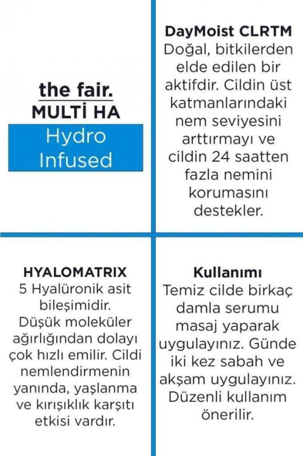 the fair. Dökülme Karşıtı Biotin Saç Serumu + Hiyalüronik Asit Nem Serumu - 7