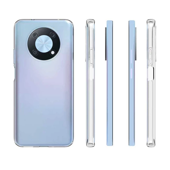 Huawei Nova Y90 Kılıf Şeffaf İnce ve Esnek Süper Silikon Kılıf - Resim 3