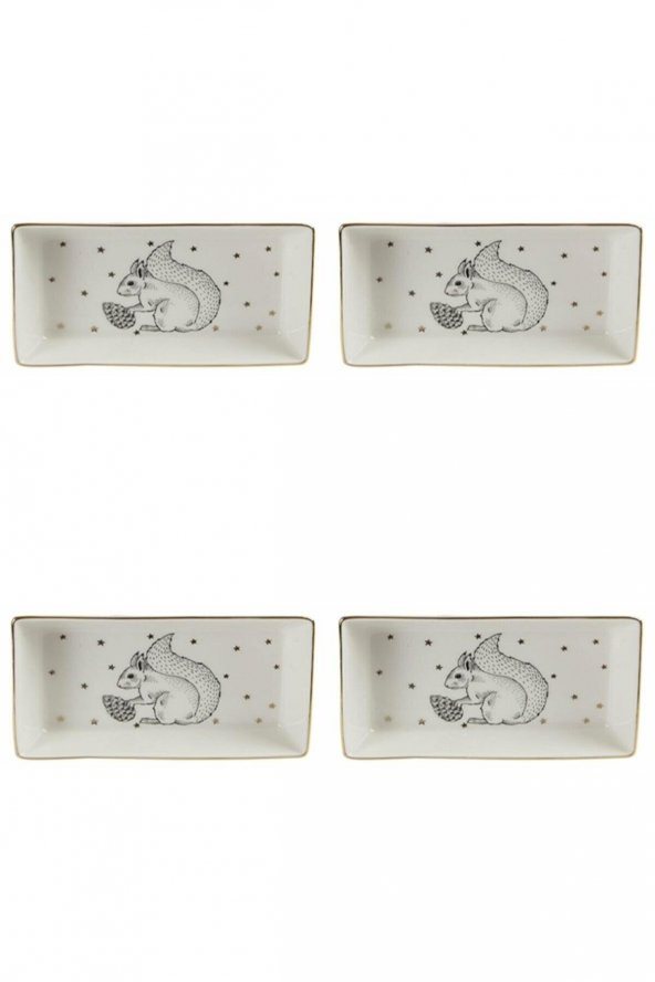 Porland Forest Kahvaltı&meze Tabağı 13cm 4'lü 04LFH000447