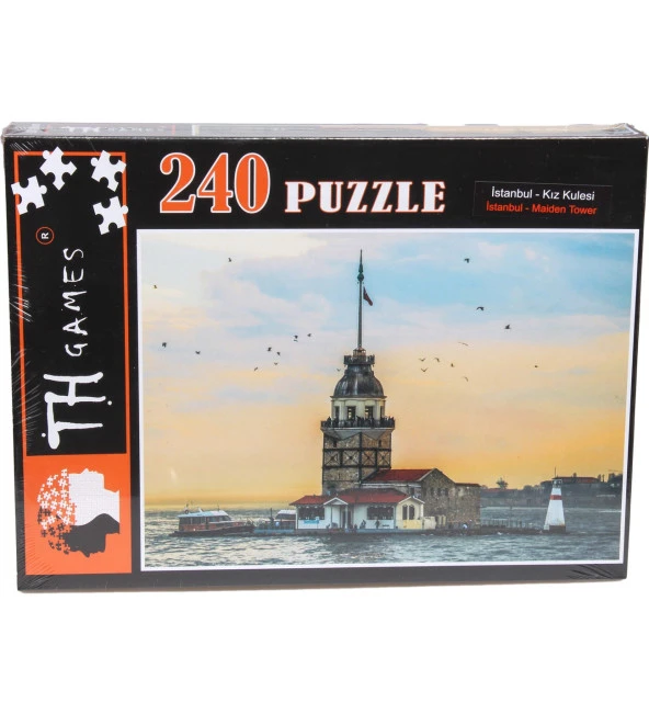 240 Parça Kutulu Puzzle - En Gözde Şehirler : Kız Kulesi