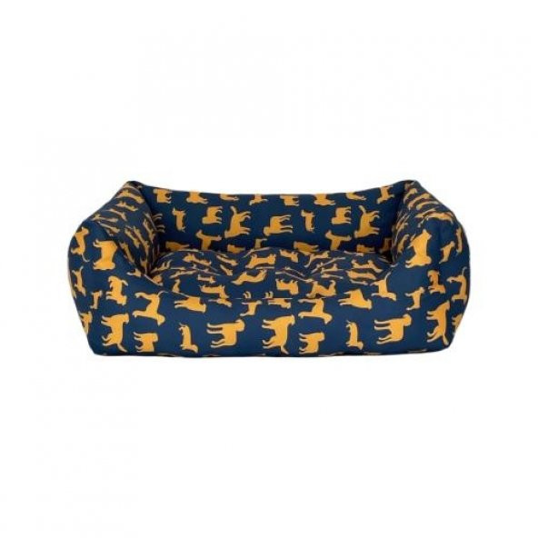 Pet Comfort Uniform Lacivert-Sarı Köpek Yatağı M 60x70cm