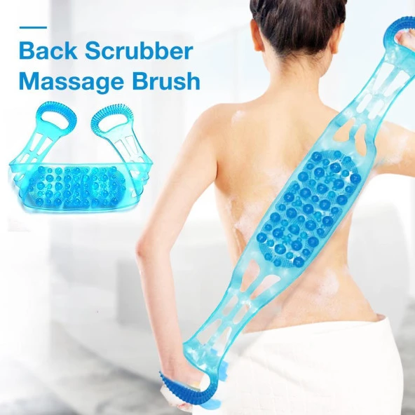 Çok Fonksiyonlu Çift Taraflı Silikon Vücut Temizleyici ve Masaj Aparatı - 6