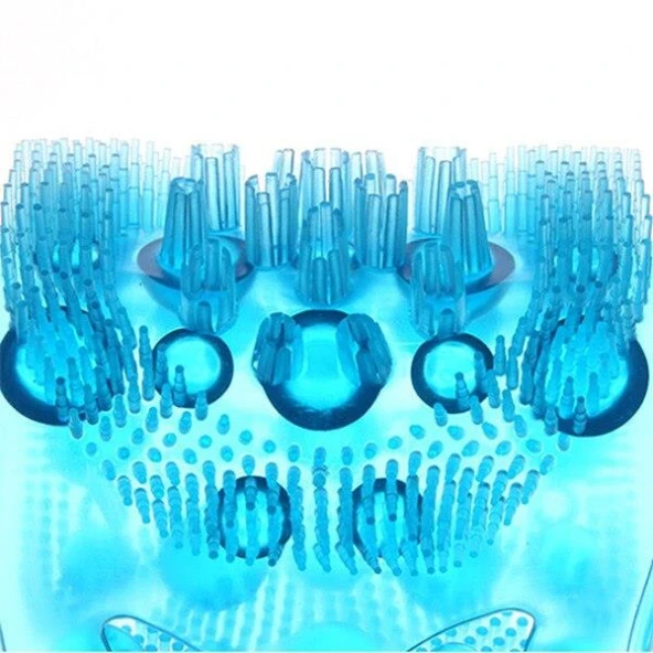 Çok Fonksiyonlu Çift Taraflı Silikon Vücut Temizleyici ve Masaj Aparatı - 8