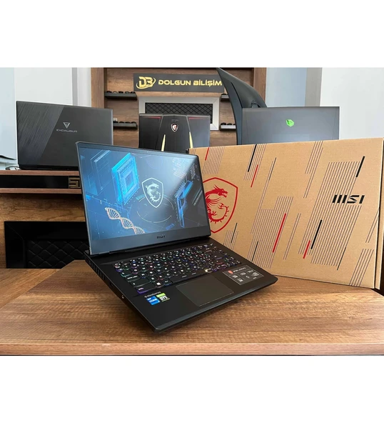 MSI GP66 Leopard 11UG İKİNCİ EL Intel Core i7 11800H 16GB 512 SSD RTX3070 15.6" FHD
