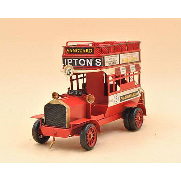 Jayland Metal Eskitilmiş Retro Klasik London Otobüs ürün görseli