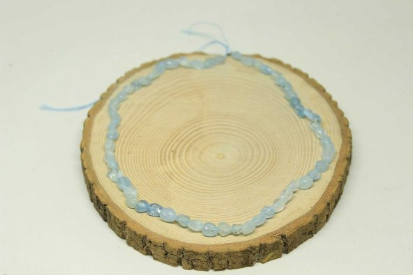 Akuamarin Taşı Doğal Dizi (25545) - Resim 3