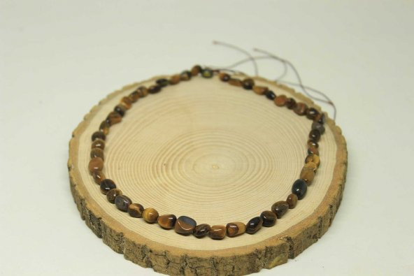 Kaplan Gözü Taşı Doğal Dizi (25460) - Resim 2