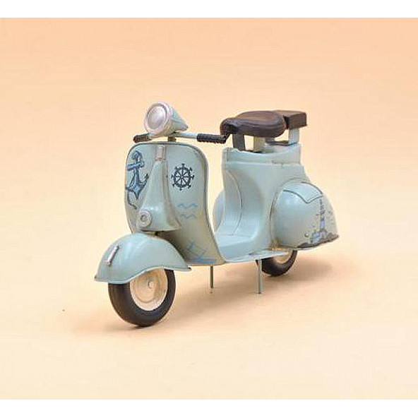 Jayland Metal Eskitilmiş Retro Klasik Çapalı Vespa Motor ürün görseli