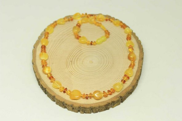 Kehribar Büyük Kolyesi (24620) - 3