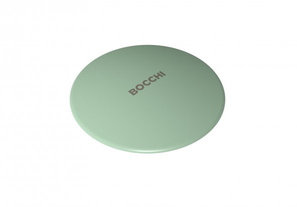 Bocchi Logolu Seramik Süzgeç Kapağı Mat Mint Yeşil 1219-033-0120
