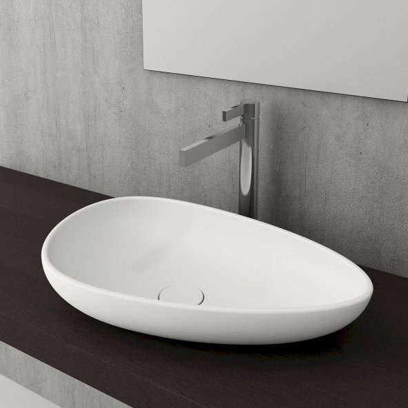 Bocchi Etna Çanak Lavabo 58 Cm - Mat Beyaz 1114-002-0125