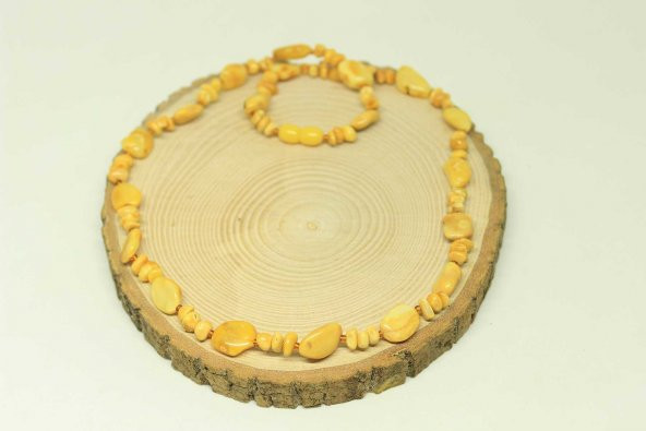 Kehribar Büyük Kolyesi (24635) - Resim 3