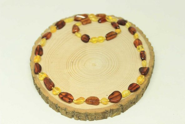 Kehribar Büyük Kolyesi (24655) - Resim 3