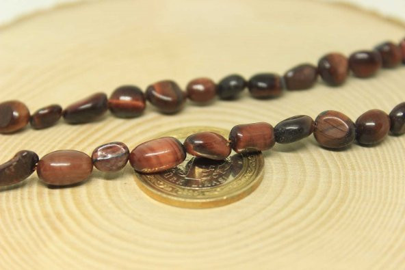 Şahin Gözü Taşı Doğal Dizi (25480) - Resim 3