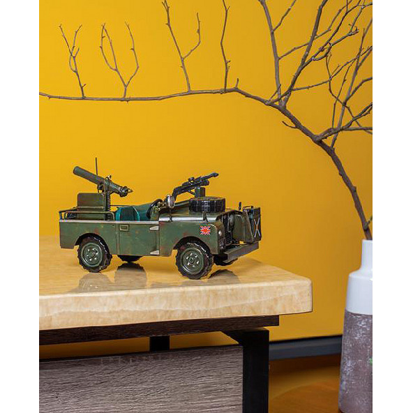 Jayland Metal Eskitilmiş Retro Klasik Askeri Jeep ürün görseli