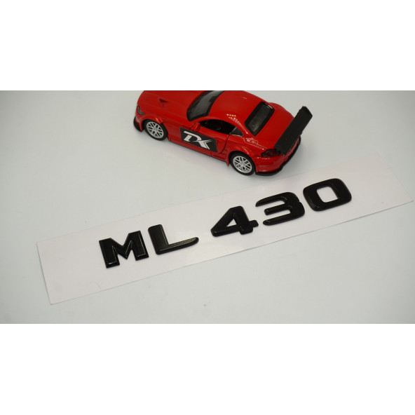 ML 430 Bagaj Parlak Siyah ABS 3M 3D Yazı Logo - Resim 2