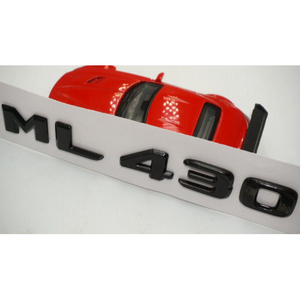 ML 430 Bagaj Parlak Siyah ABS 3M 3D Yazı Logo - Resim 4