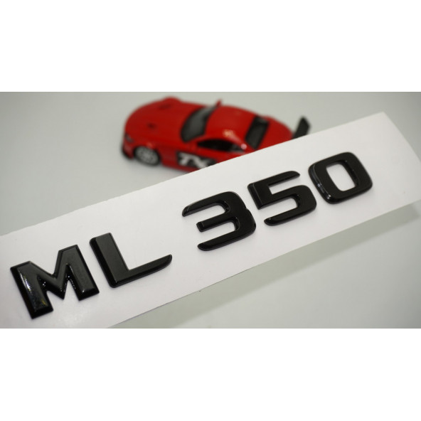 ML 350 Bagaj Parlak Siyah ABS 3M 3D Yazı Logo