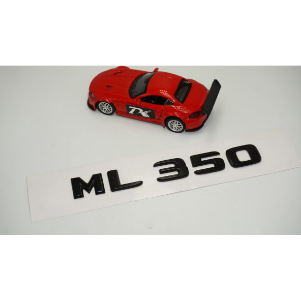 ML 350 Bagaj Parlak Siyah ABS 3M 3D Yazı Logo - 2