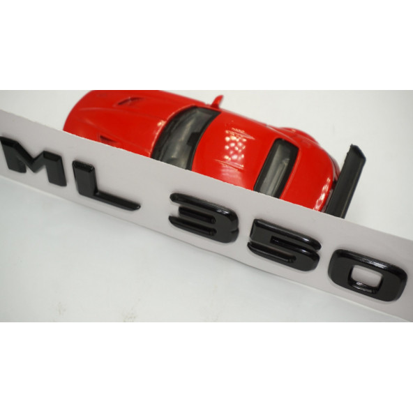 ML 350 Bagaj Parlak Siyah ABS 3M 3D Yazı Logo - 4