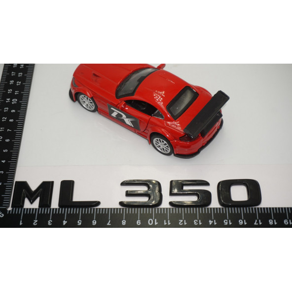 ML 350 Bagaj Parlak Siyah ABS 3M 3D Yazı Logo - 5